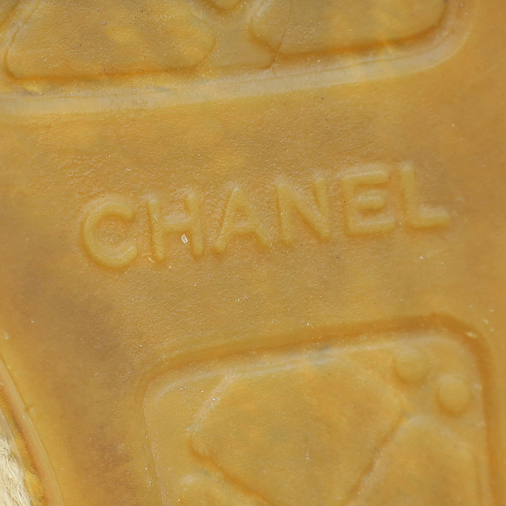 Chanel Bicolor CC Cap Toe Espadrille 39