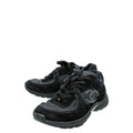 Chanel Black CC Lace Up Sneakers 39