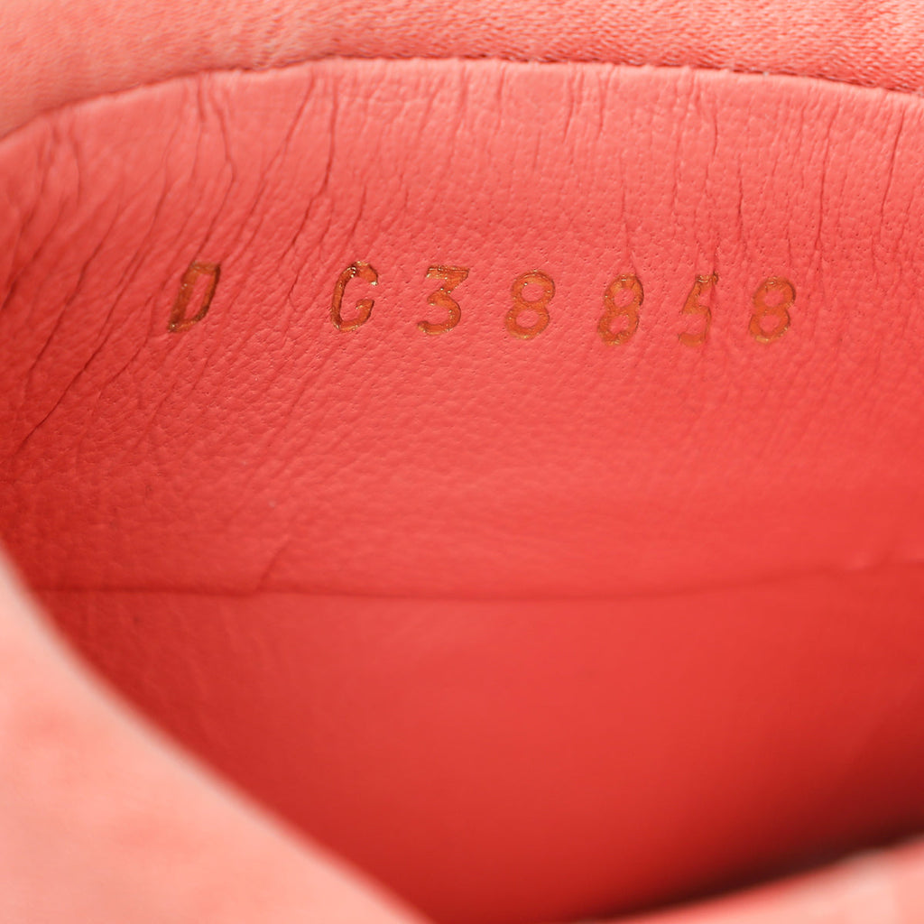 Chanel Flamingo CC Satin Padded Slide Mules 39