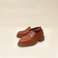 Chanel Brown CC Quilted Loafer 40