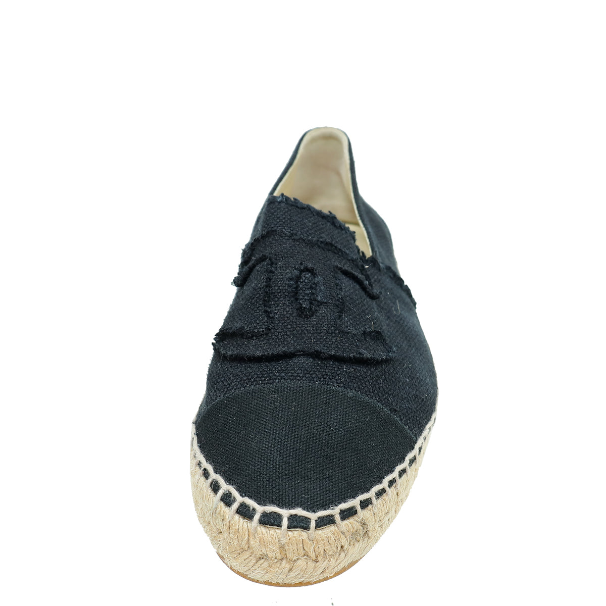 Chanel Black CC Espadrille 40