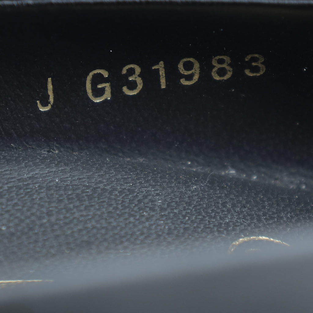 Chanel Black CC Pearl Pump 40