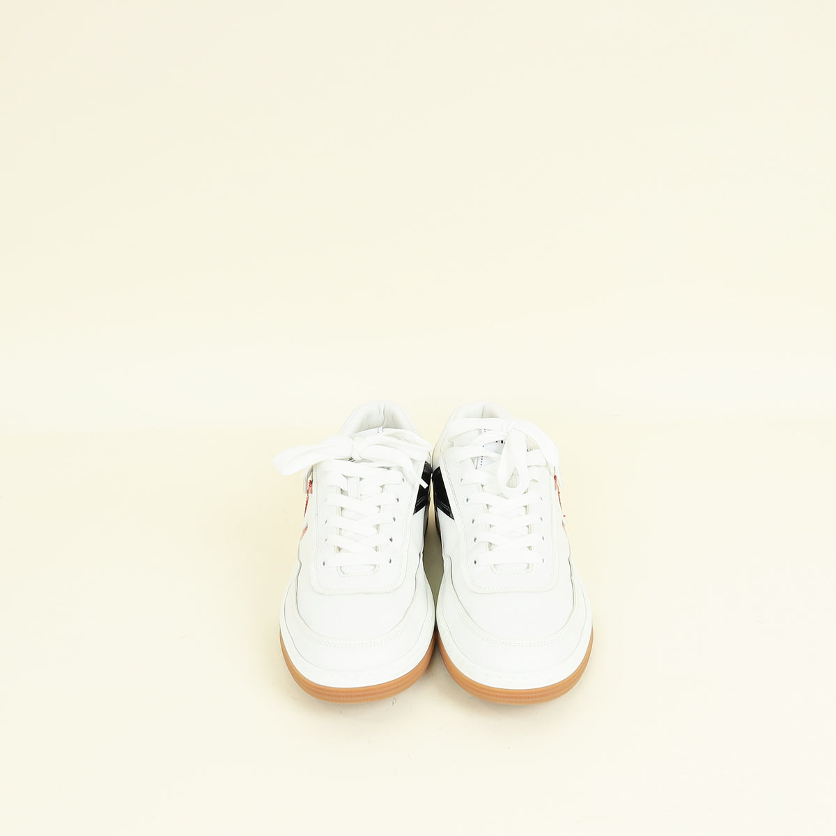 Chanel White CC Trainer Sneaker 40