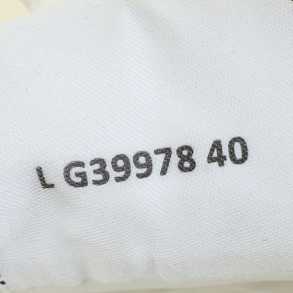 Chanel White CC Trainer Sneaker 40