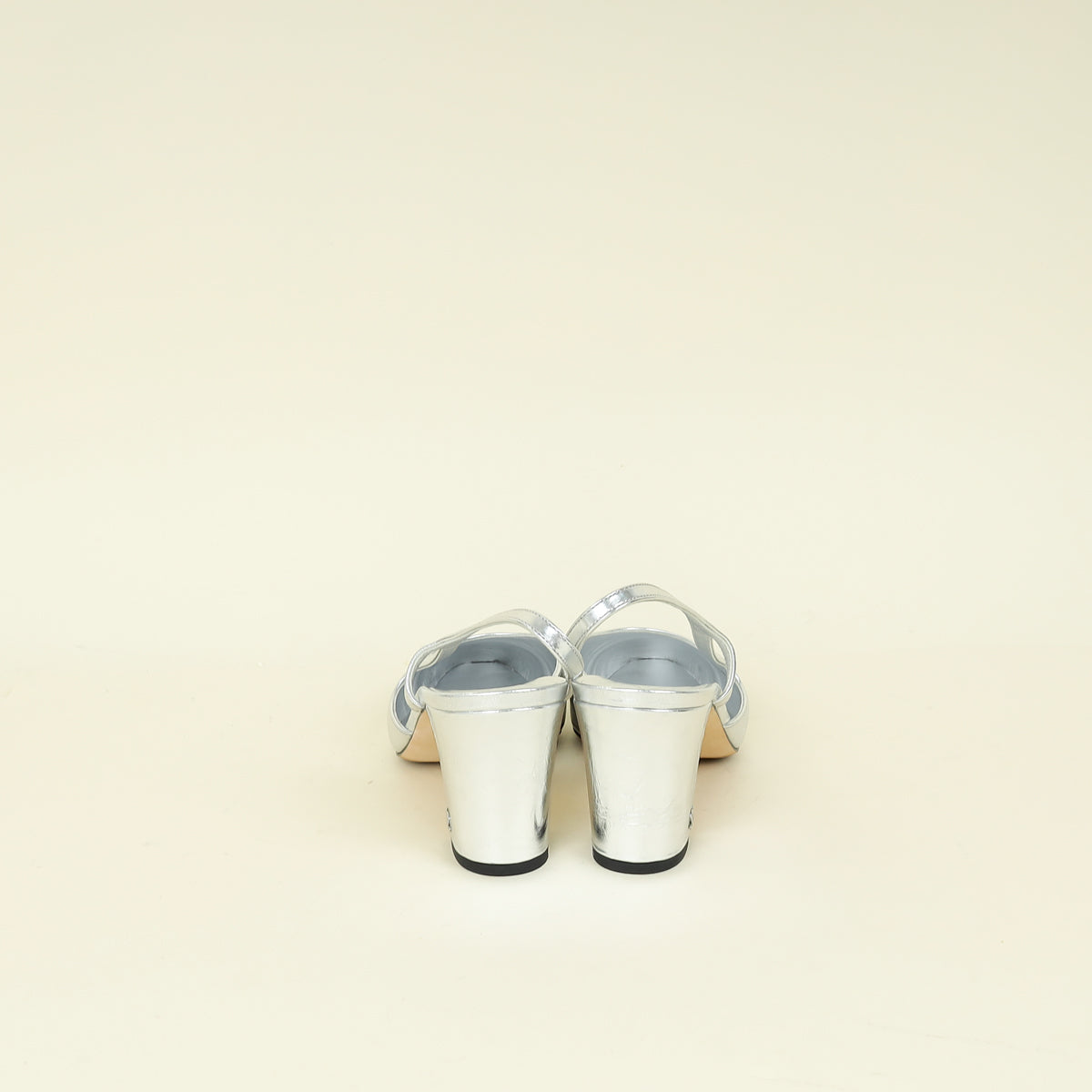 Chanel Bicolor CC Cap Toe Slingback Pump 41.5