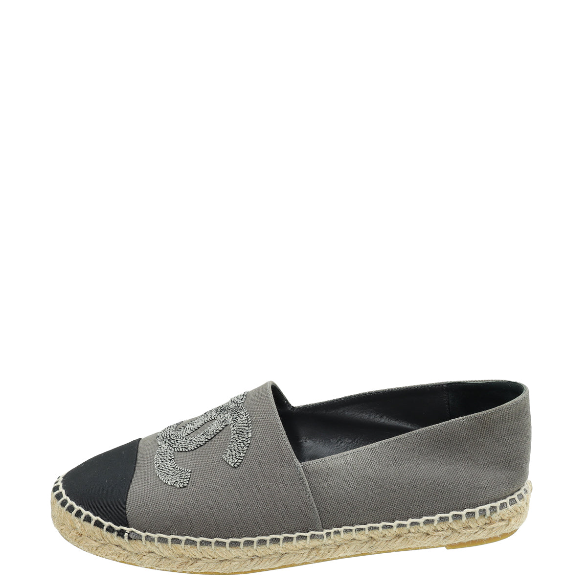 Chanel Bicolor Embroidered CC Espadrilles 41