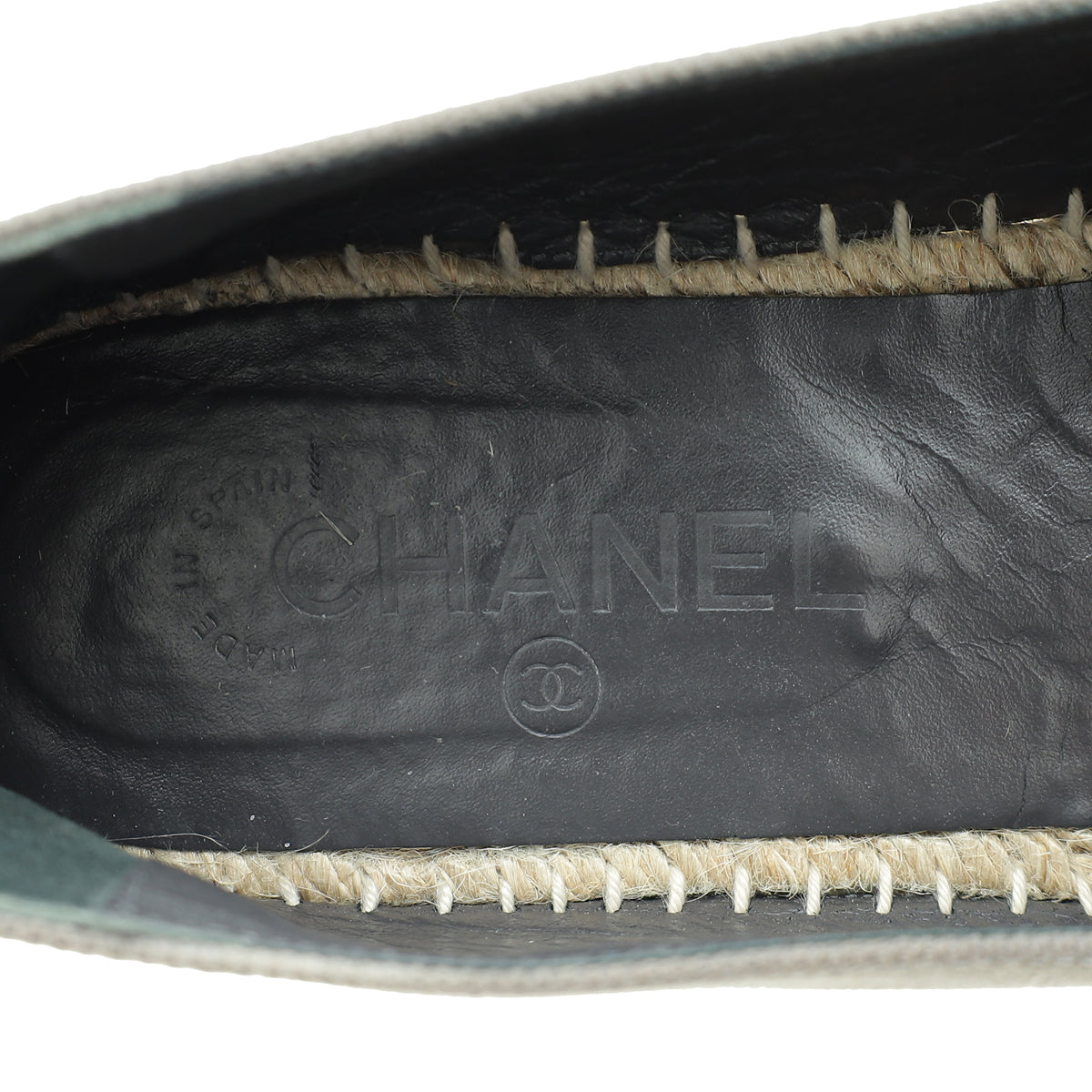 Chanel Bicolor Embroidered CC Espadrilles 41