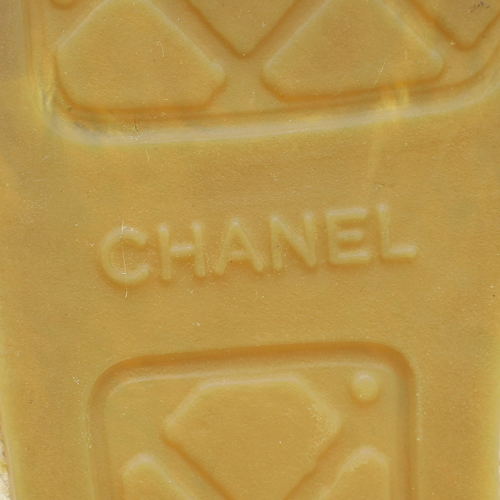 Chanel Bicolor CC Cap Toe Espadrille 42