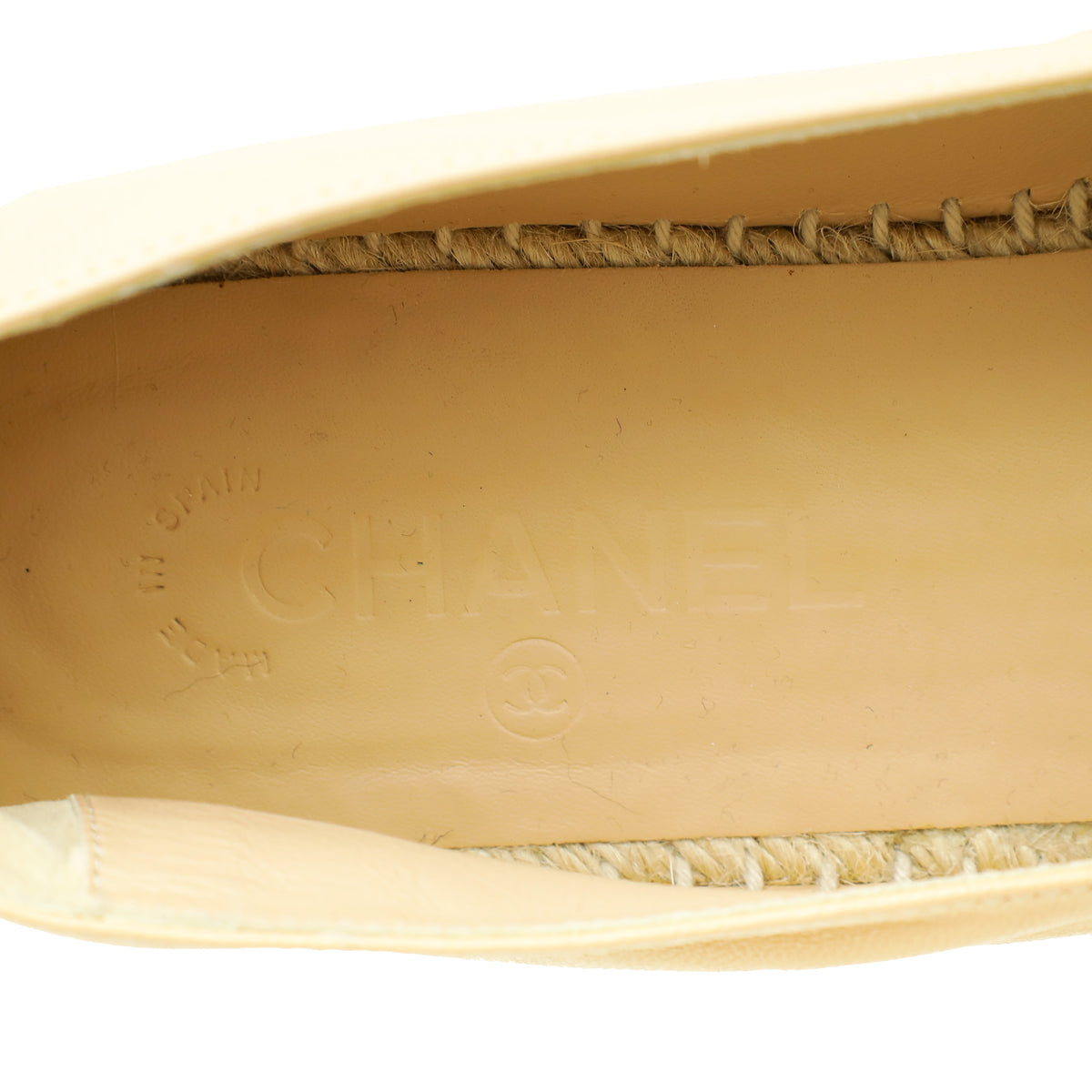 Chanel Bicolor CC Cap Toe Espadrille 42