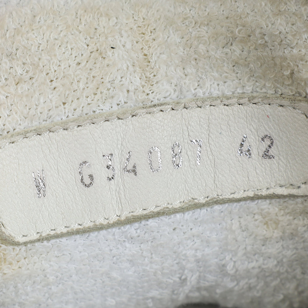 Chanel Black Logo Lace Up Sneakers 42