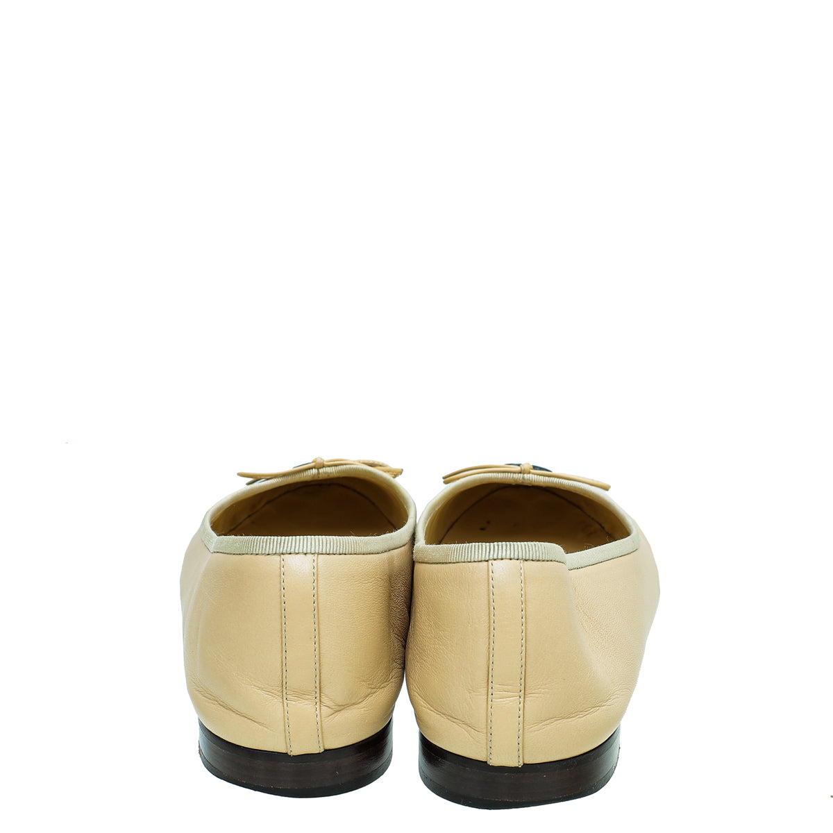 Chanel Bicolor CC Cap Toe Ballet Flats 42