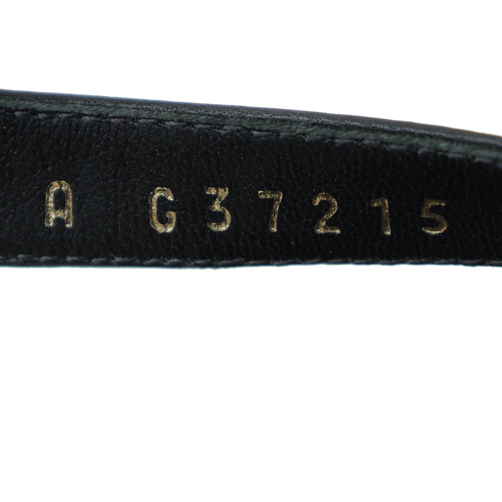 Chanel Black CC Crystal Thong Sandal 39