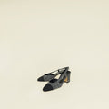 Chanel Bicolor D'Orsay Slingback 35