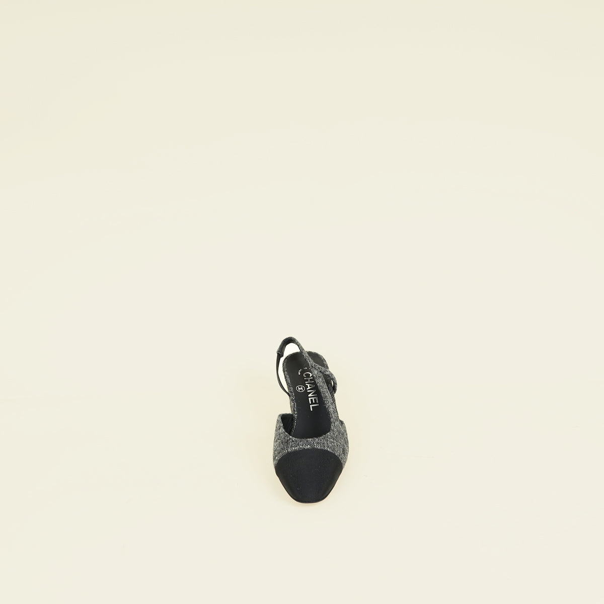 Chanel Bicolor D'Orsay Slingback 35