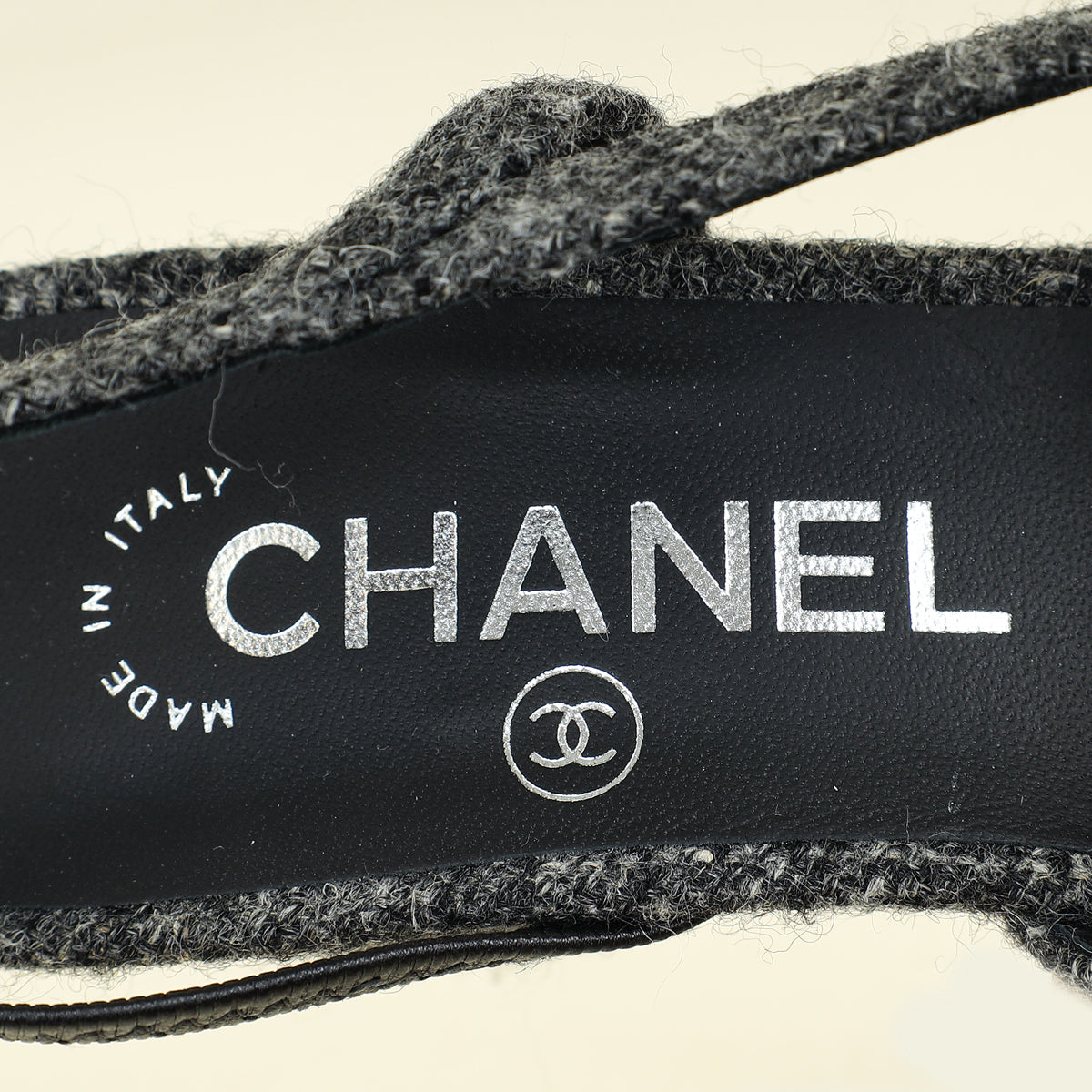 Chanel Bicolor D'Orsay Slingback 35
