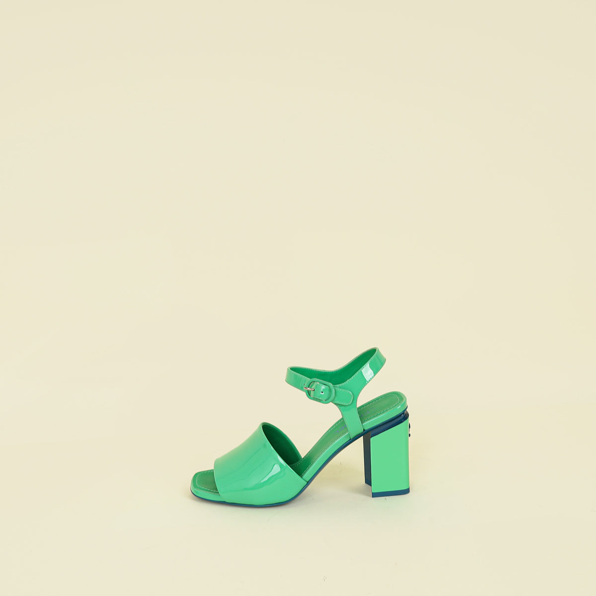 Chanel Green CC Sandal 36.5
