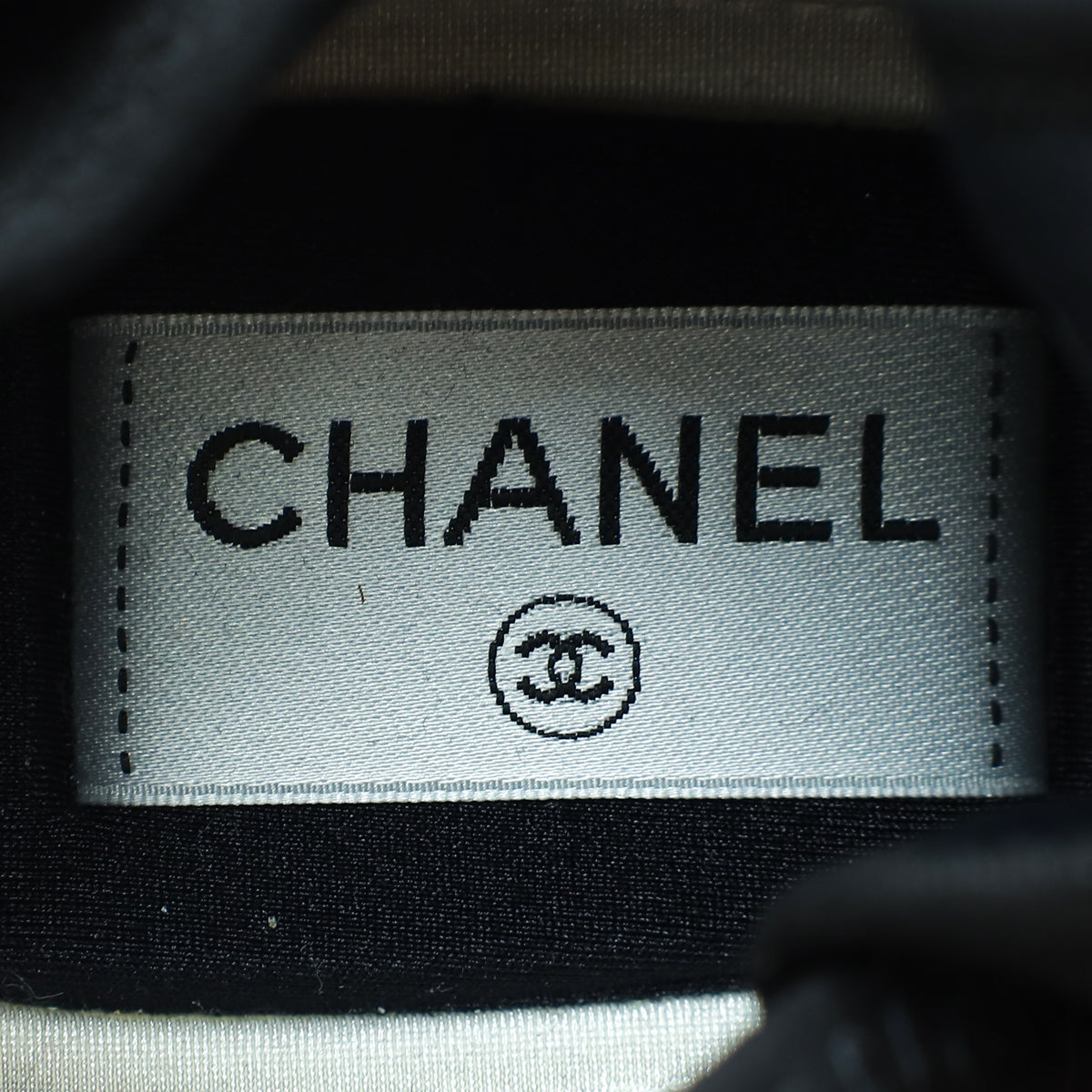 Chanel Black CC Lace Up Sneakers 36.5