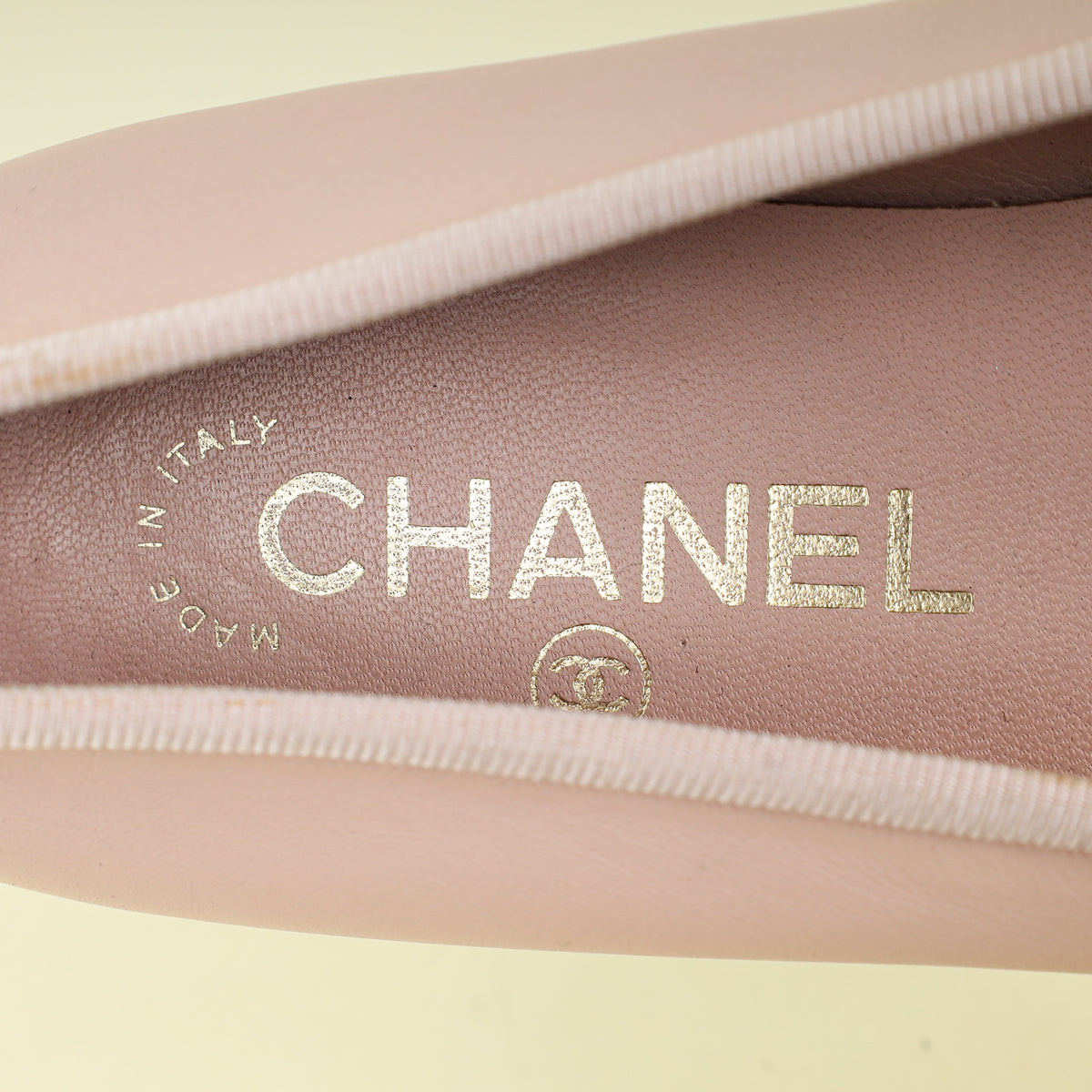 Chanel Bicolor CC Cap Toe Flat Ballerina 36