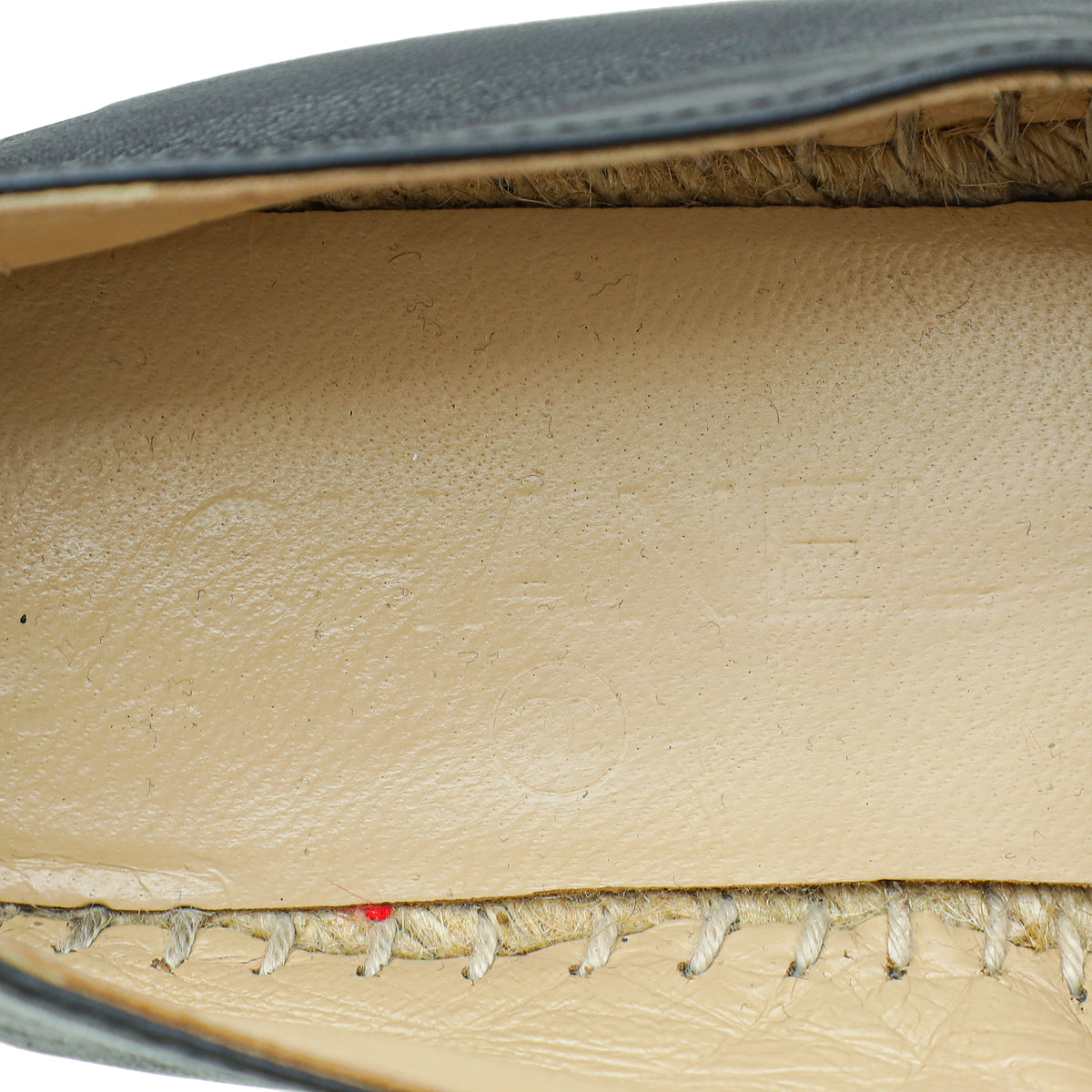 Chanel Black CC Espadrille 36