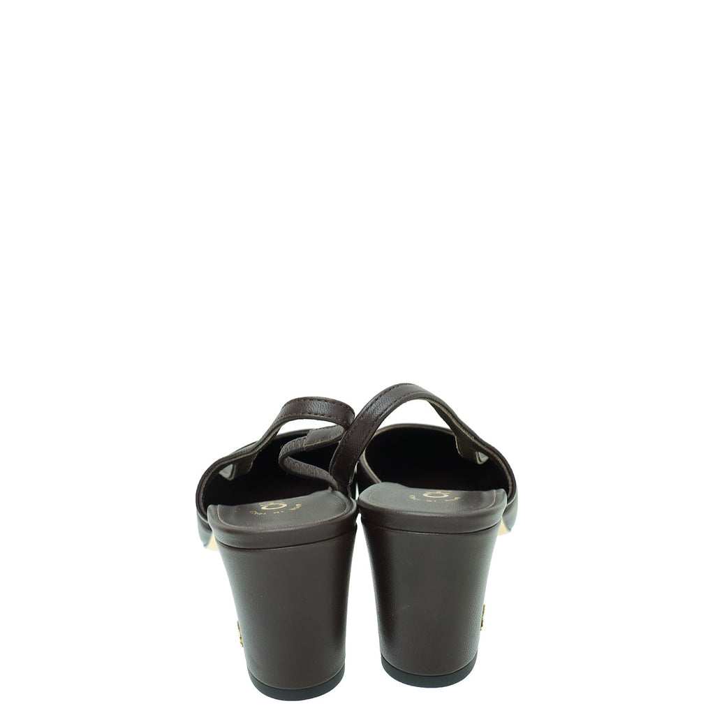 Chanel Bicolor CC Cap Toe Slingback Pump 37.5