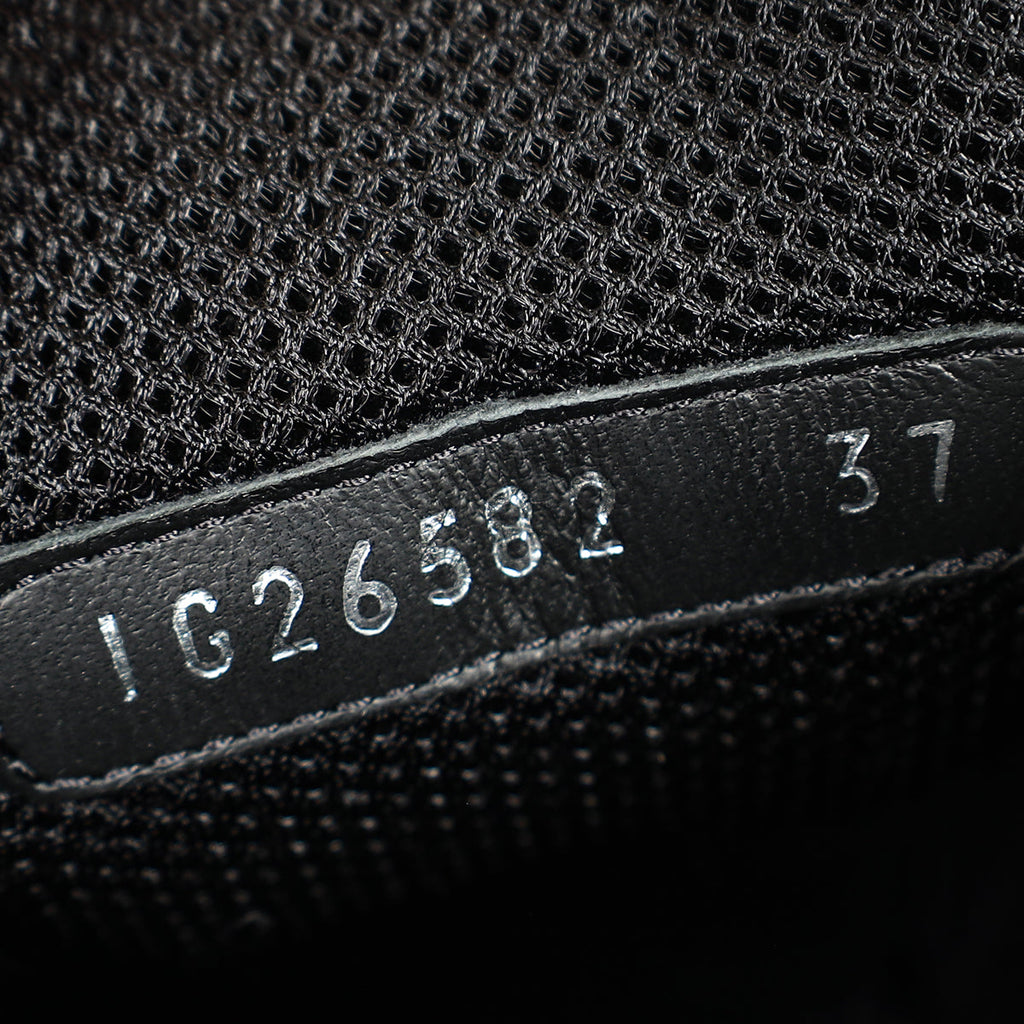 Chanel Black CC Trainer Sneaker 37