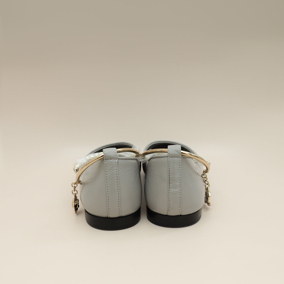 Chanel Bicolor CC Camellia Cap Toe Pearl Ankle Ballerina 37