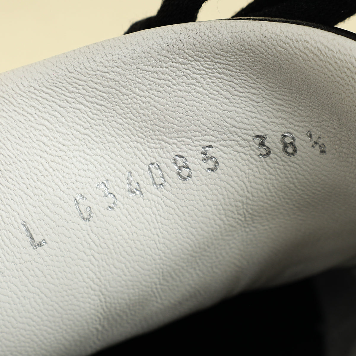 Chanel Black Logo Lace Up CC Low Top Sneakers 38.5