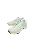 Chanel Bicolor CC Tweed Suede Trainer Sneaker 38.5
