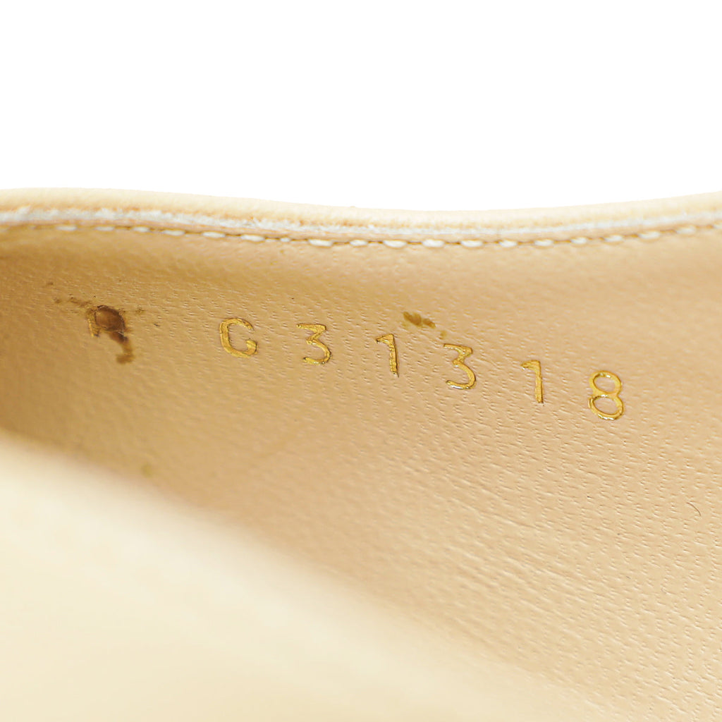 Chanel Bicolor CC Cap Toe Slingback 38
