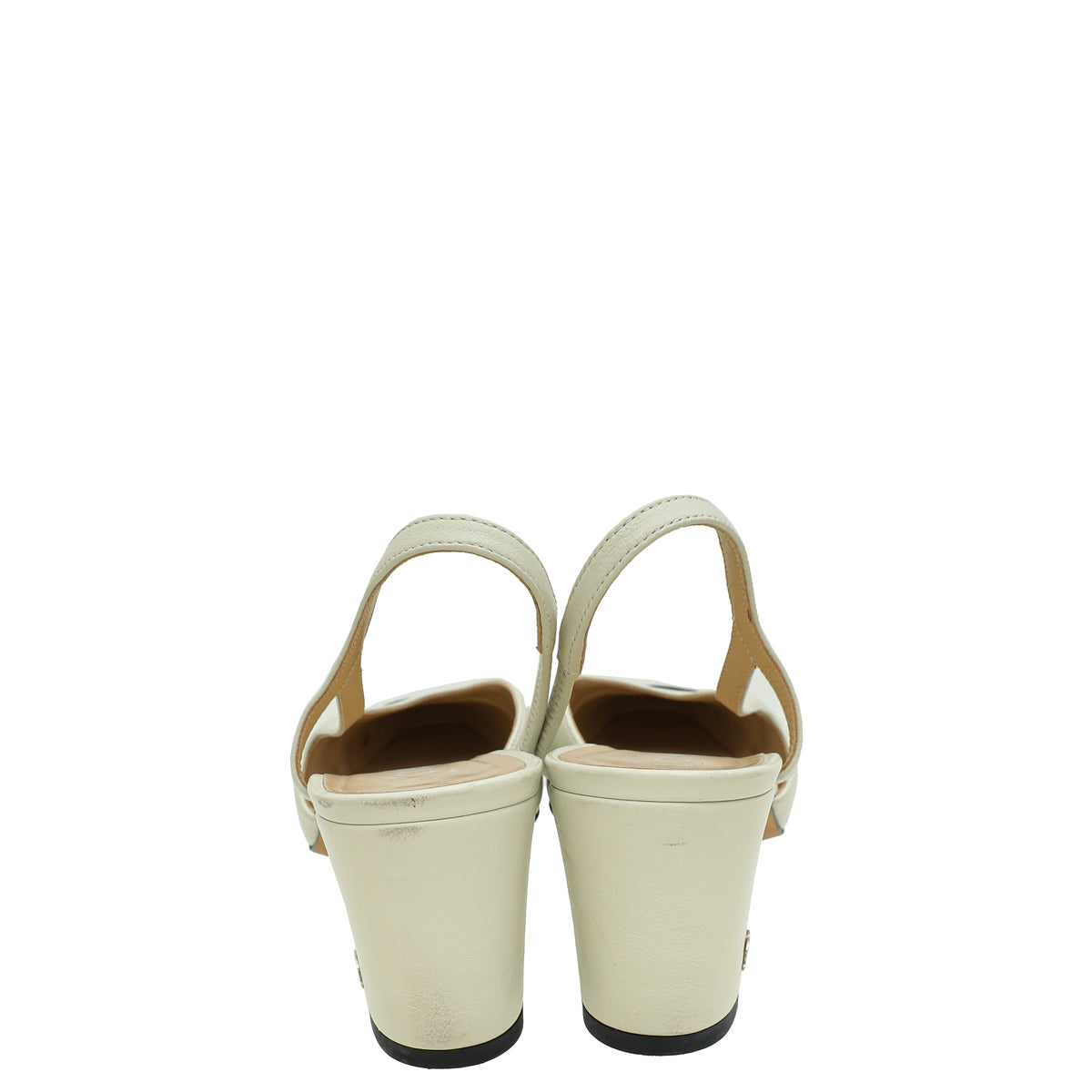 Chanel Bicolor CC Cap Toe Slingback 38