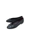 Chanel Black Quilted CC Ballet Flats 39.5