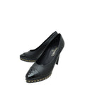 Chanel Black CC Platform Chain Pumps 39.5