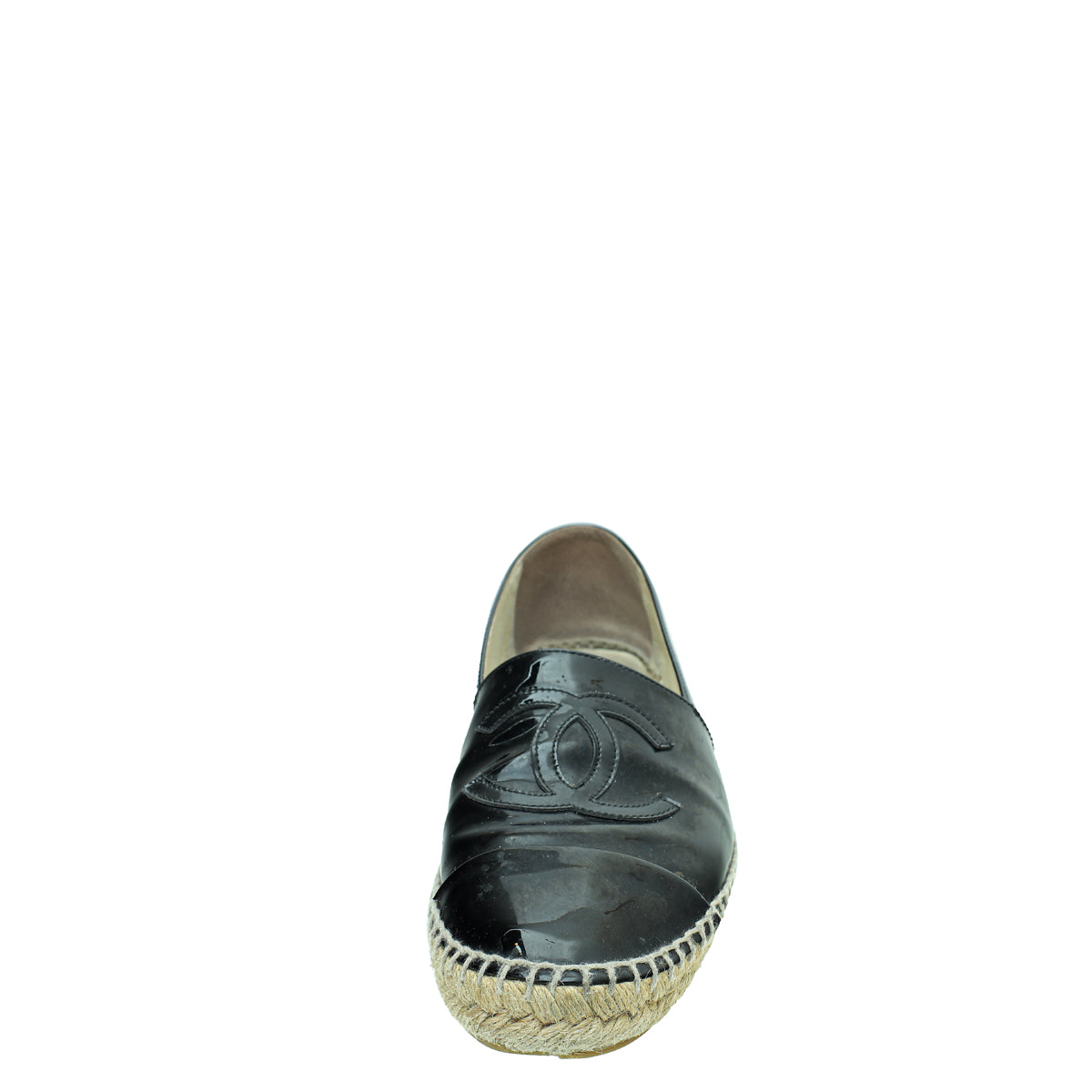 Chanel Black CC Espadrille 39