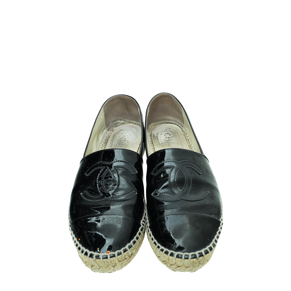 Chanel Black CC Espadrille 39