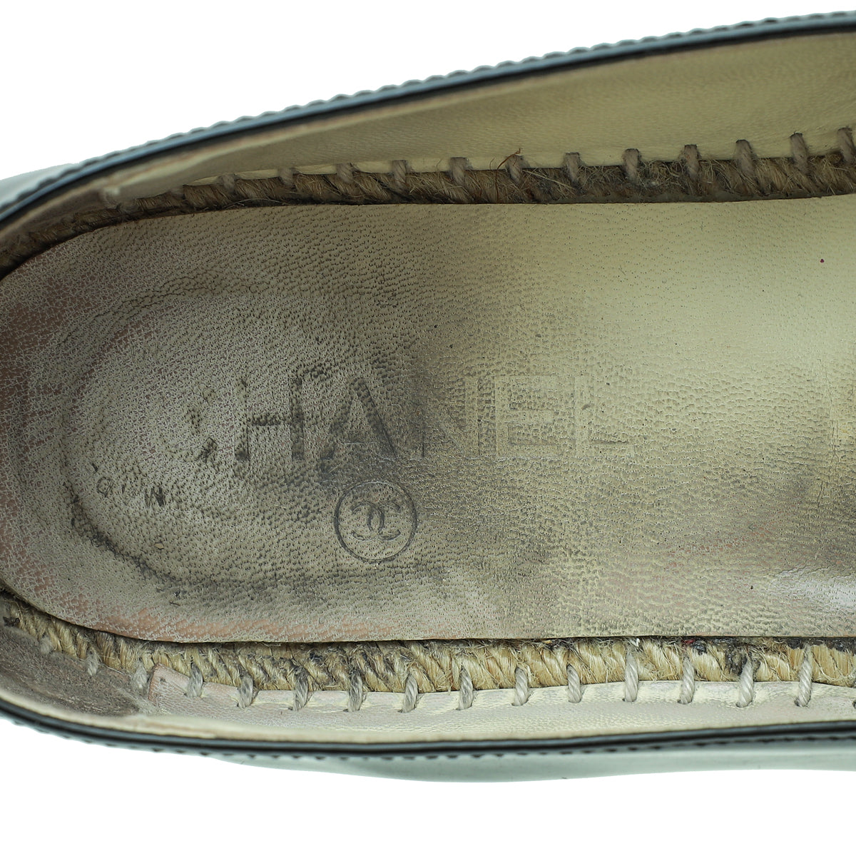 Chanel Black CC Espadrille 39