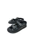 Chanel Black CC Dad Sandal 39