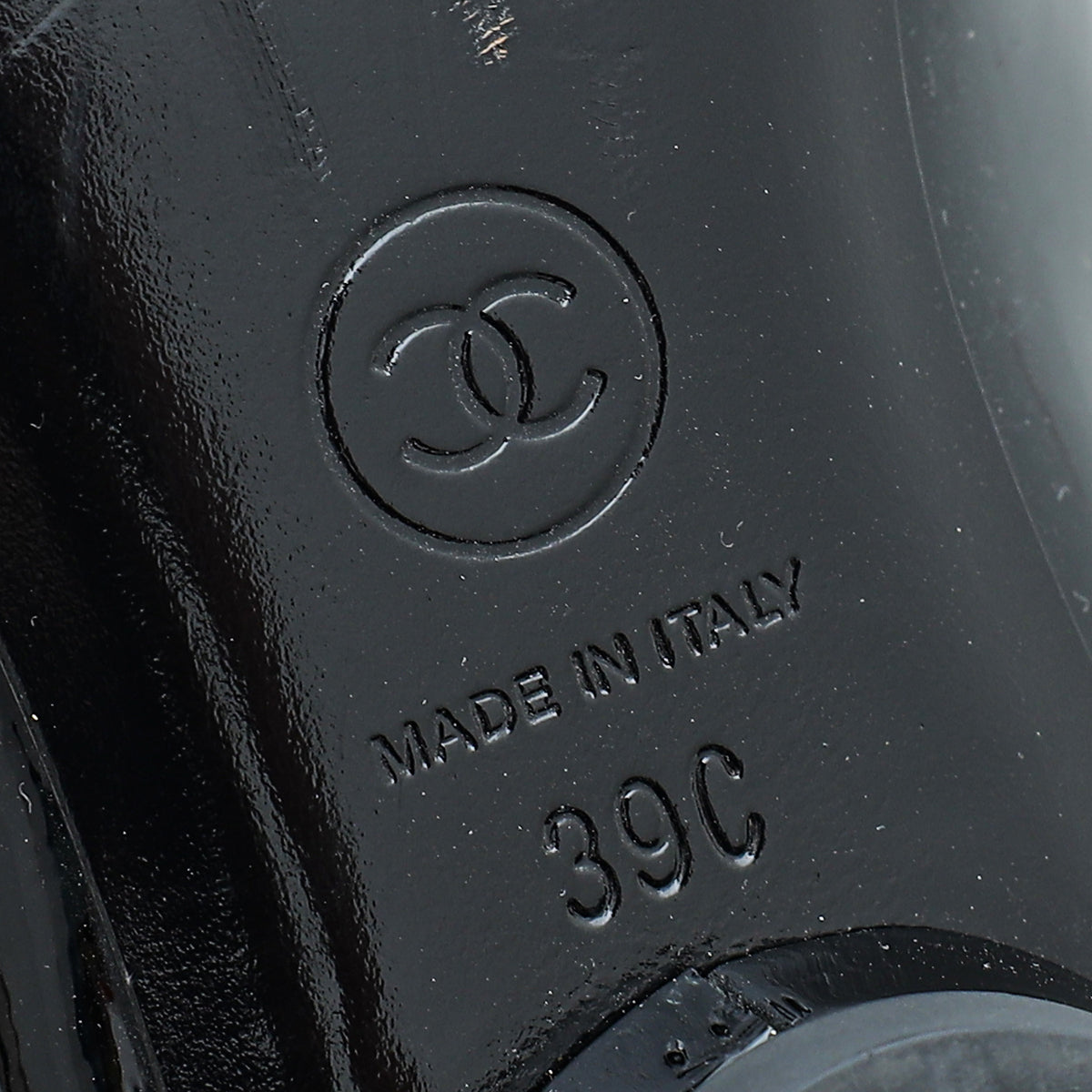 Chanel Black CC Pointed Loafer 39