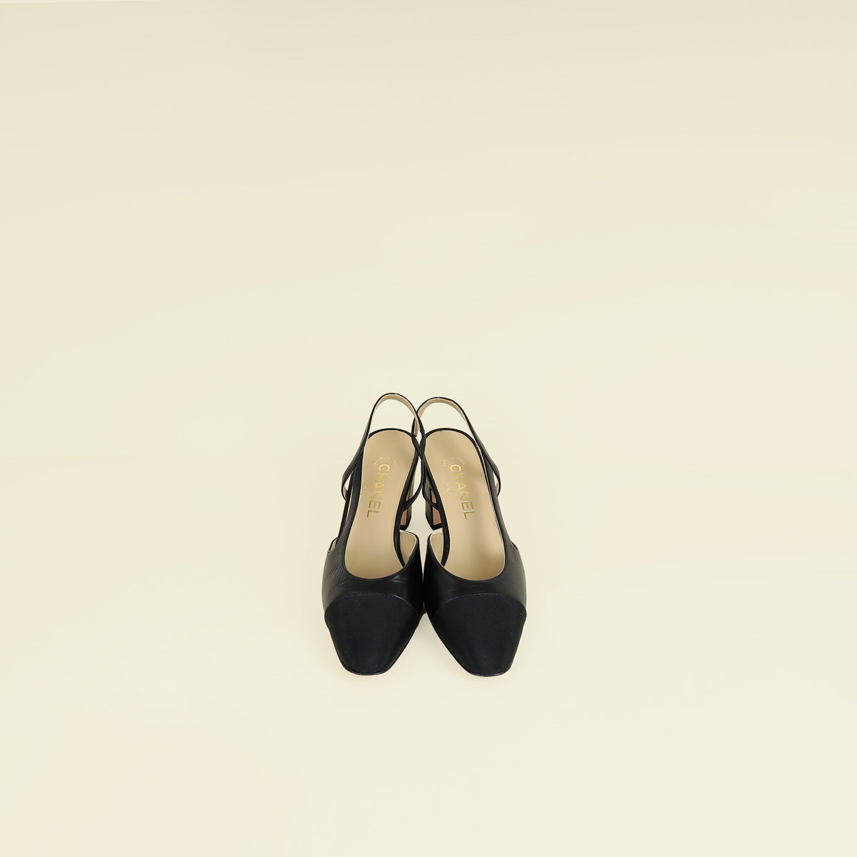 Chanel Black Slingback Pumps 39