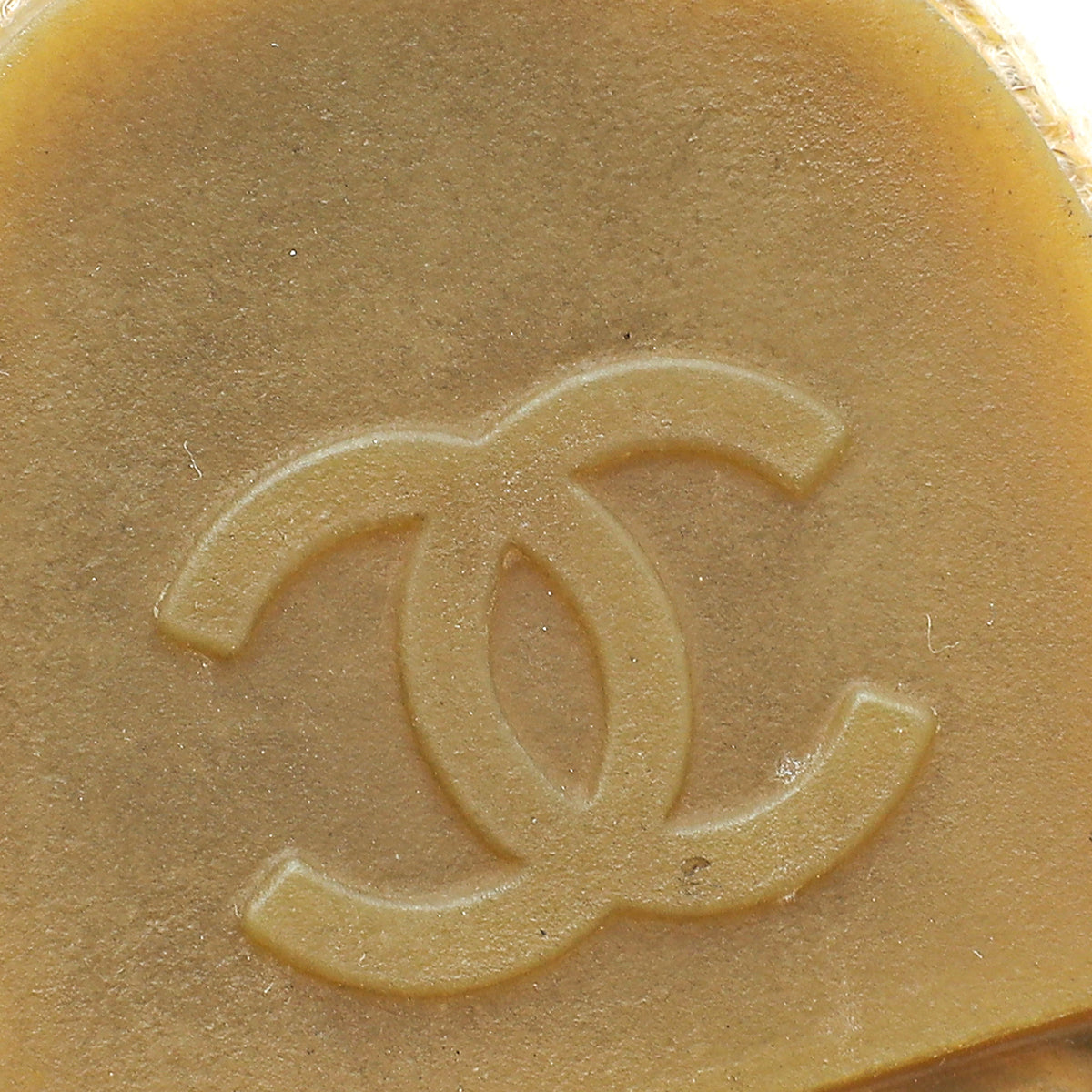 Chanel Bicolor CC Tweed Espadrille 39