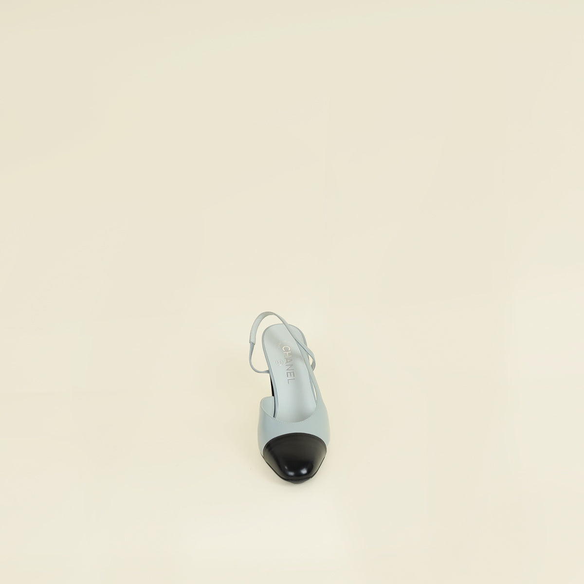 Chanel Bicolor CC Cap Slingback Pump 39