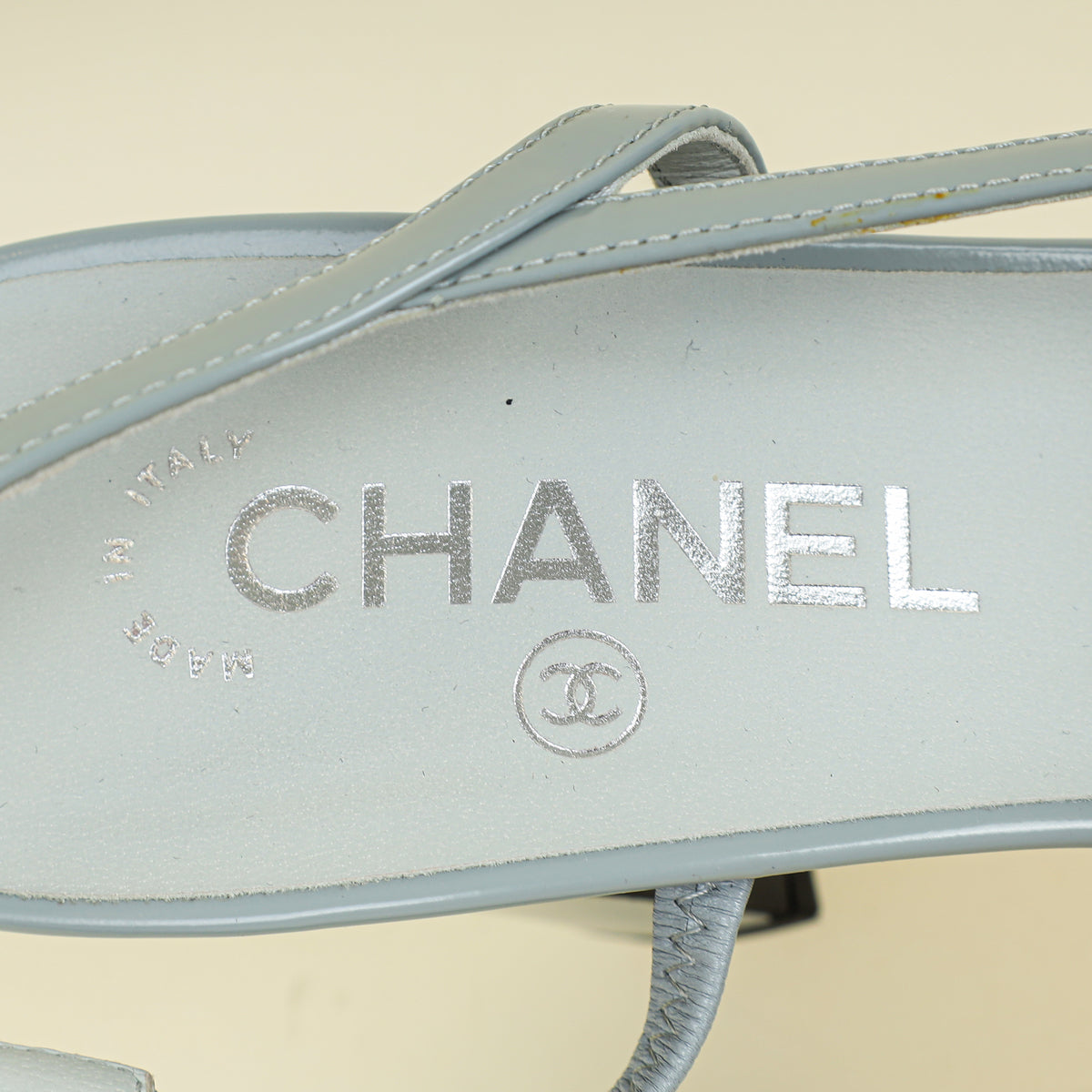 Chanel Bicolor CC Cap Slingback Pump 39