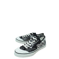Chanel Bicolor Logo Embroidered Low Top Sneakers 39