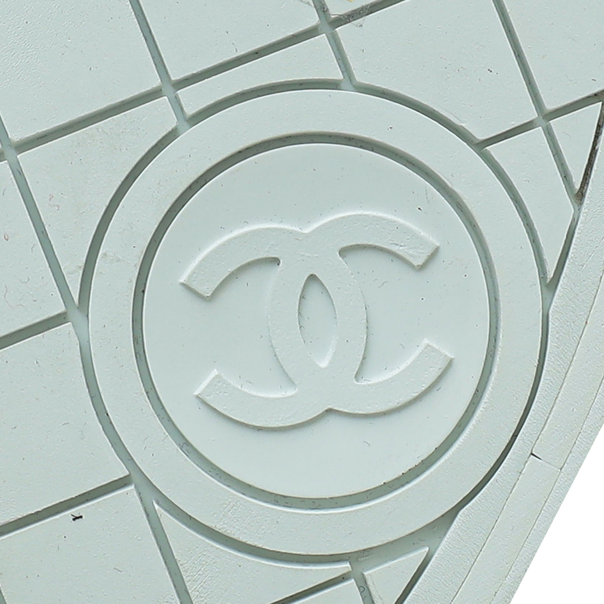 Chanel Bicolor Logo Embroidered Low Top Sneakers 39