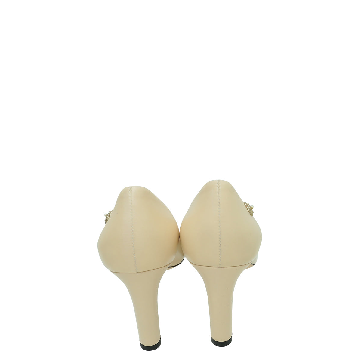 Chanel Bicolor CC Camellia Cap Toe Pump