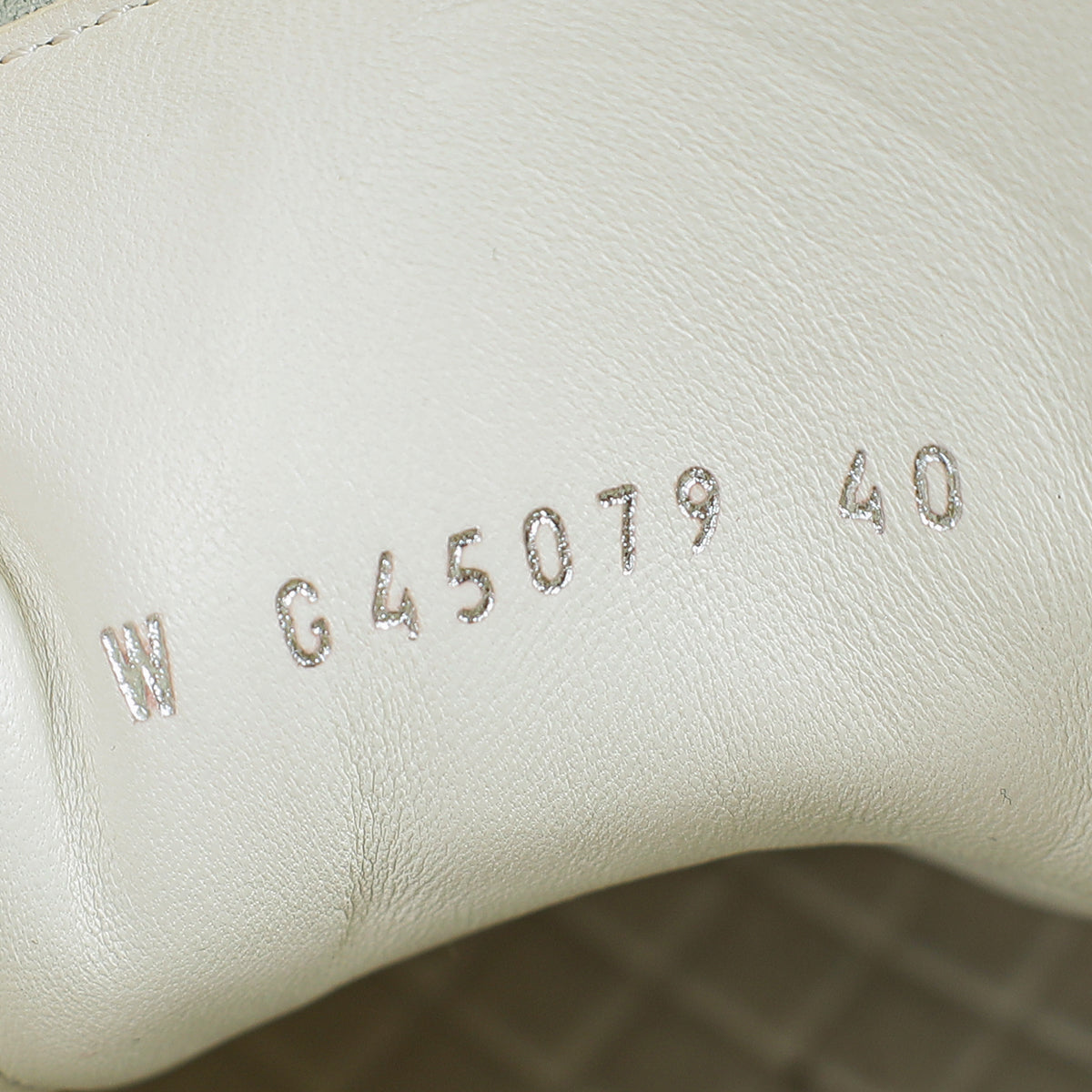 Chanel Metallic Silver CC Trainer Sneaker 40