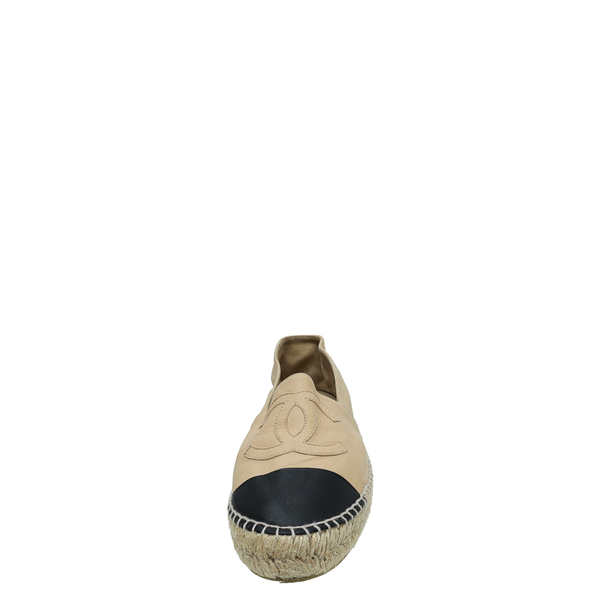Chanel Bicolor CC Cap Toe Espadrille 41