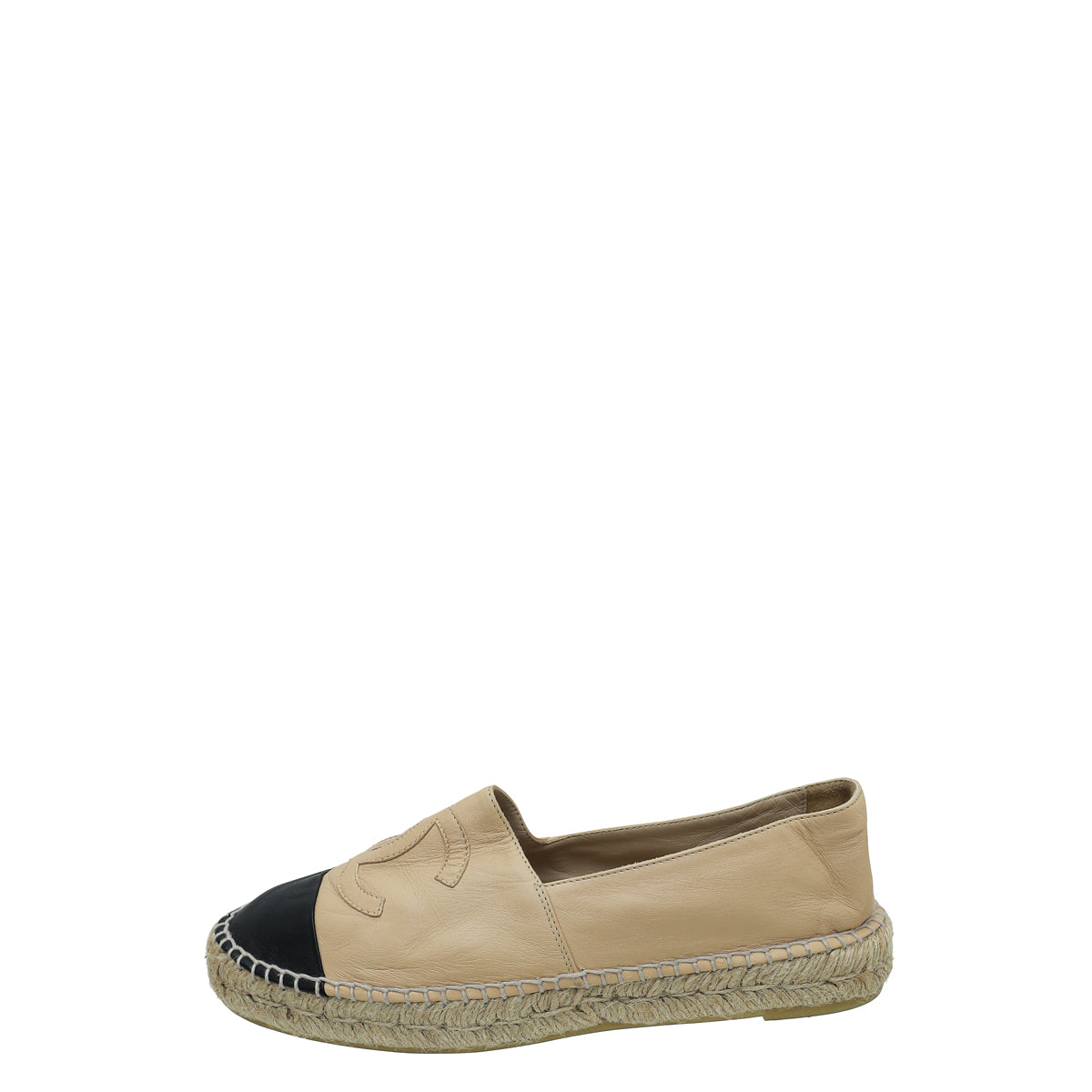 Chanel Bicolor CC Cap Toe Espadrille 41