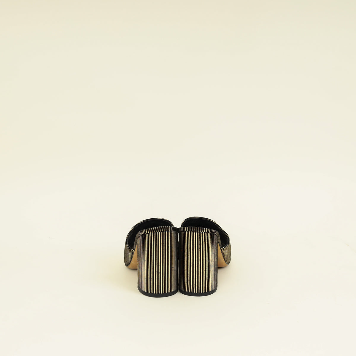 Chanel Bicolor CC Embellished Slide Mules 41