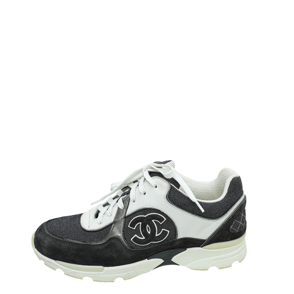 Chanel Tricolor CC Sneakers 38.5