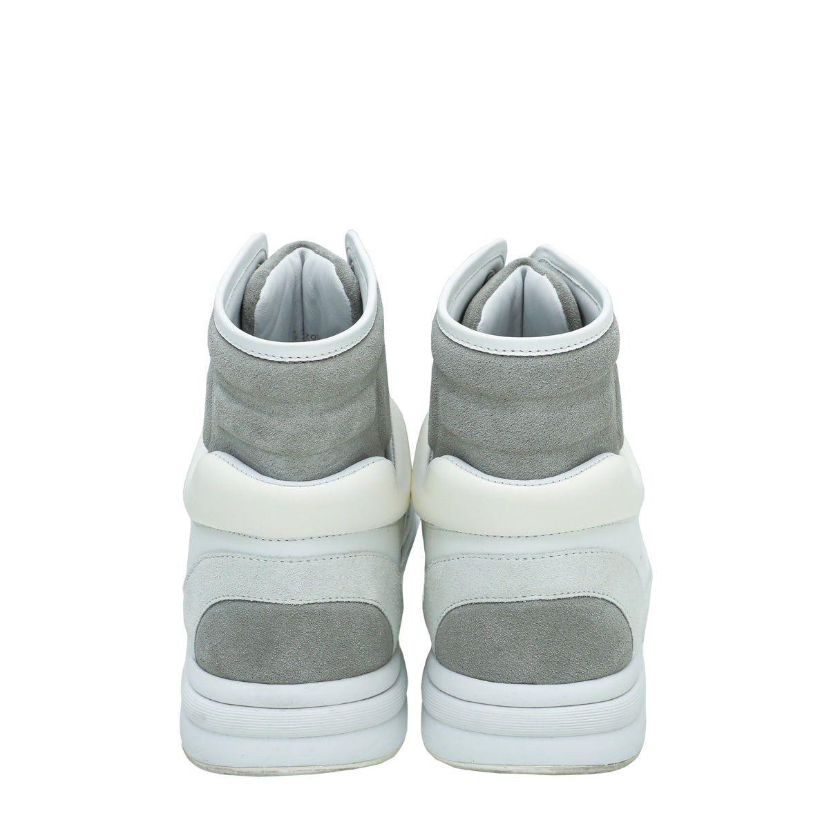 Chanel Light Grey CC Suede Ankle Sneaker 39.5